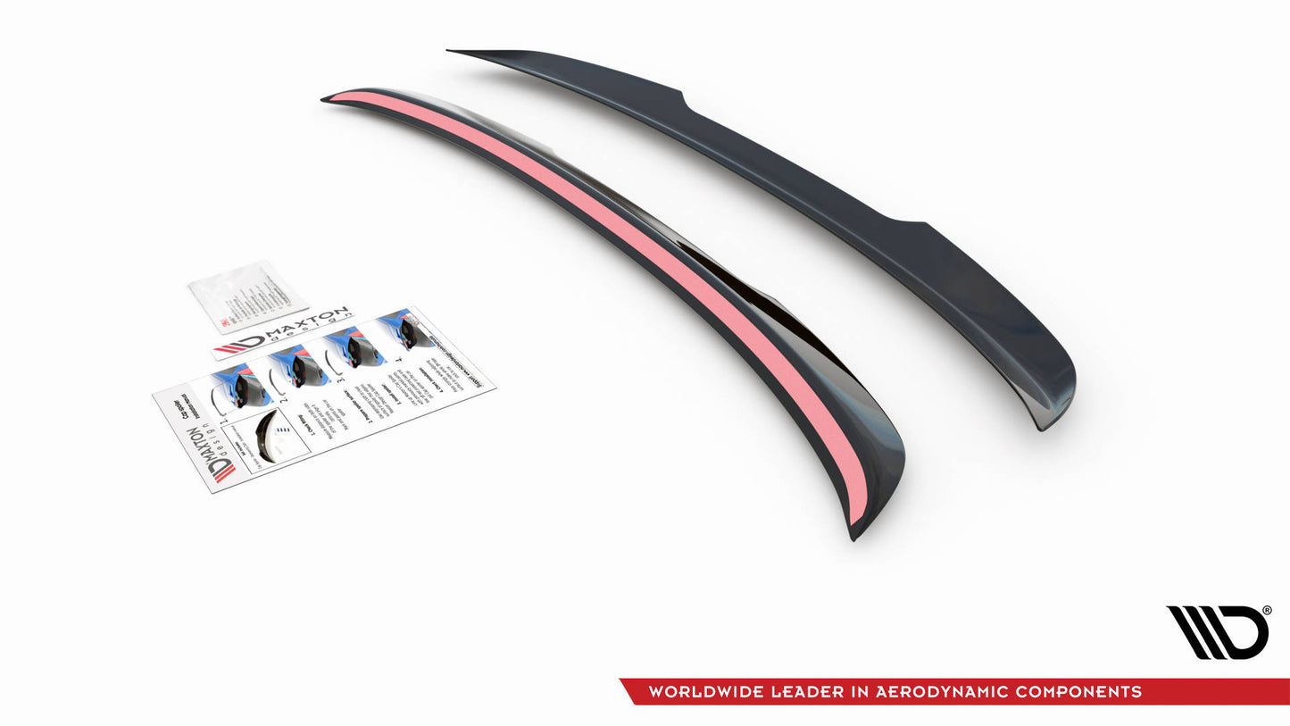 Spoiler CAP für Peugeot 508 GT Mk1 Facelift Carbon Look