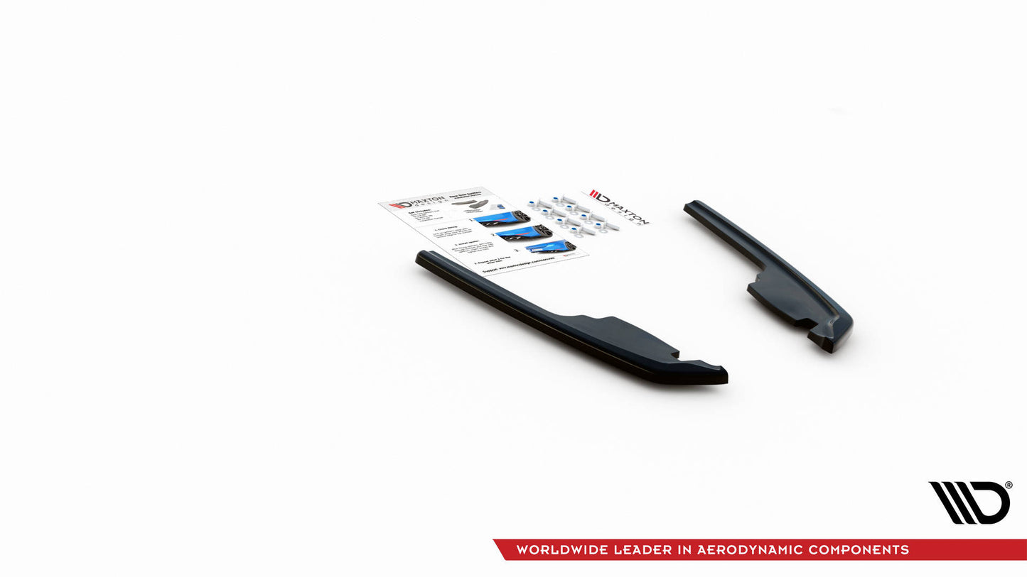 Heck Ansatz Flaps Diffusor für BMW M235i Gran Coupe F44 schwarz Hochglanz