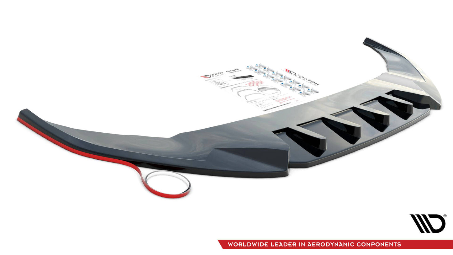 Front Ansatz V.2 für Hyundai Tucson N-Line Mk4 schwarz Hochglanz