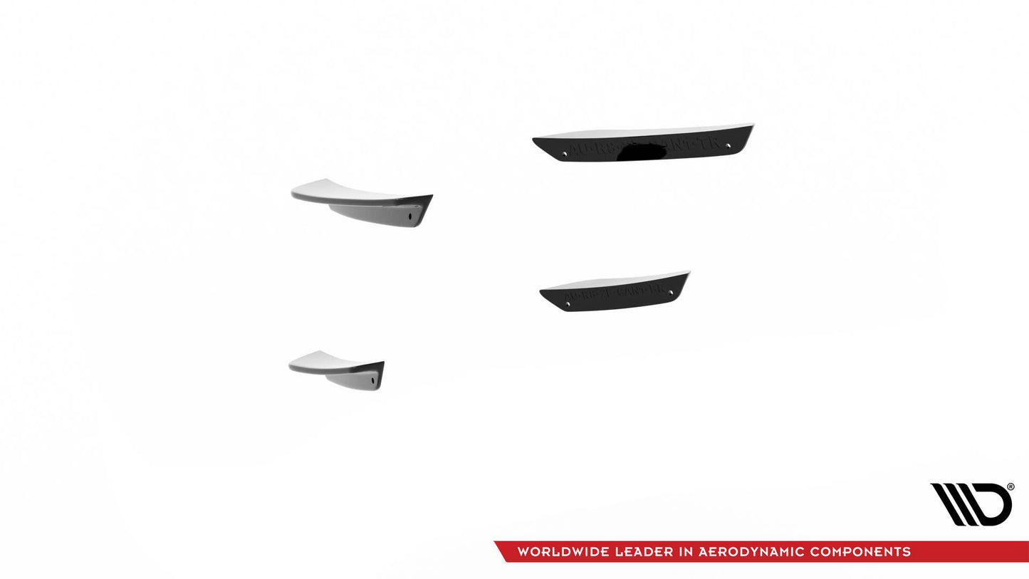Stoßstangen Flaps Wings vorne Canards für Audi R8 Mk2 Facelift