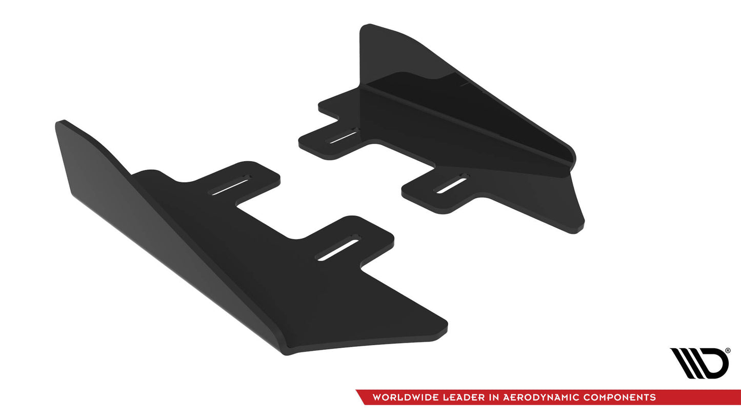 Seitenschweller Flaps für Subaru WRX STI Mk1 schwarz Hochglanz