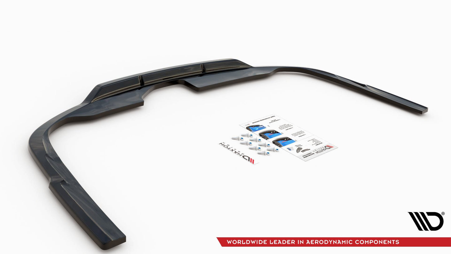Heckansatz Audi A6 S-Line C8 schwarz Hochglanz