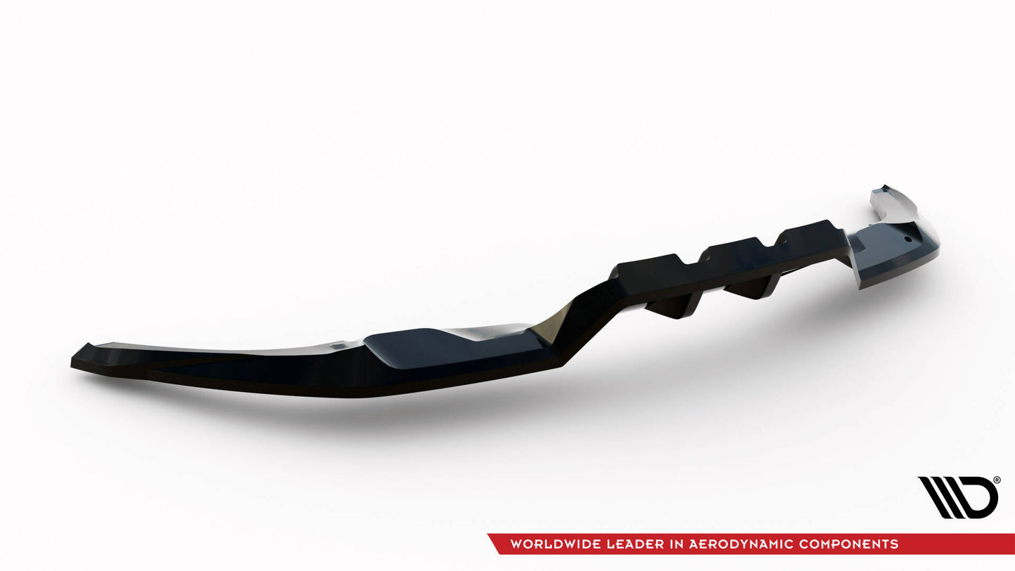 Mittlerer Cup Diffusor DTM Look Heck Ansatz für Ford Kuga ST Mk1 schwarz Hochglanz