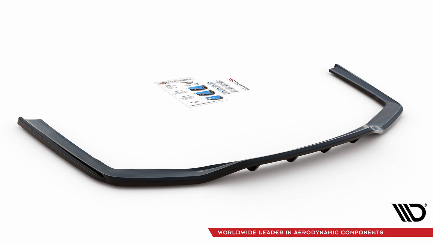 Mittlerer Cup Diffusor DTM Look Heck Ansatz für V.1 BMW 7 M-Paket G11 / G12 Facelift schwarz Hochglanz