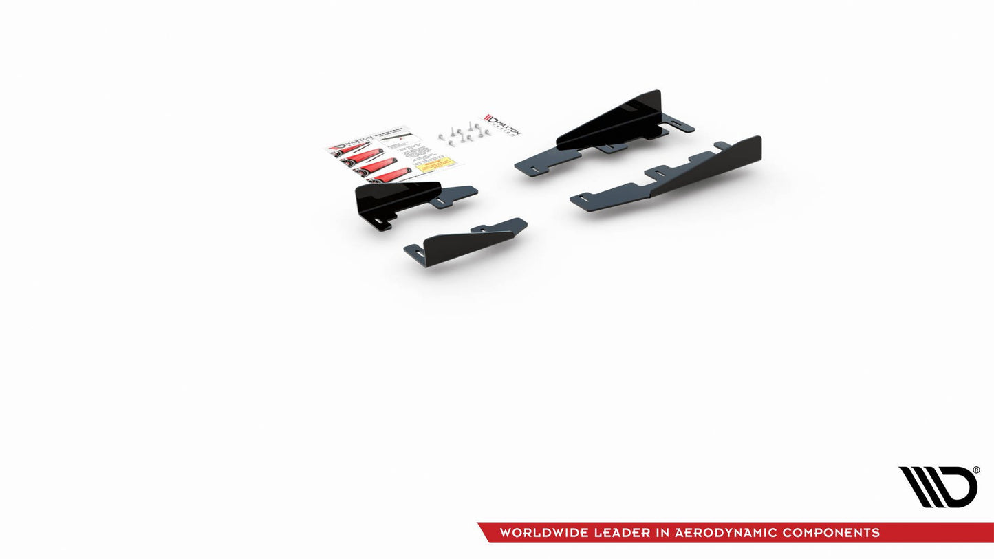 Seitenschweller Flaps für BMW 1er F21 M135i / M140i / M-Paket schwarz Hochglanz