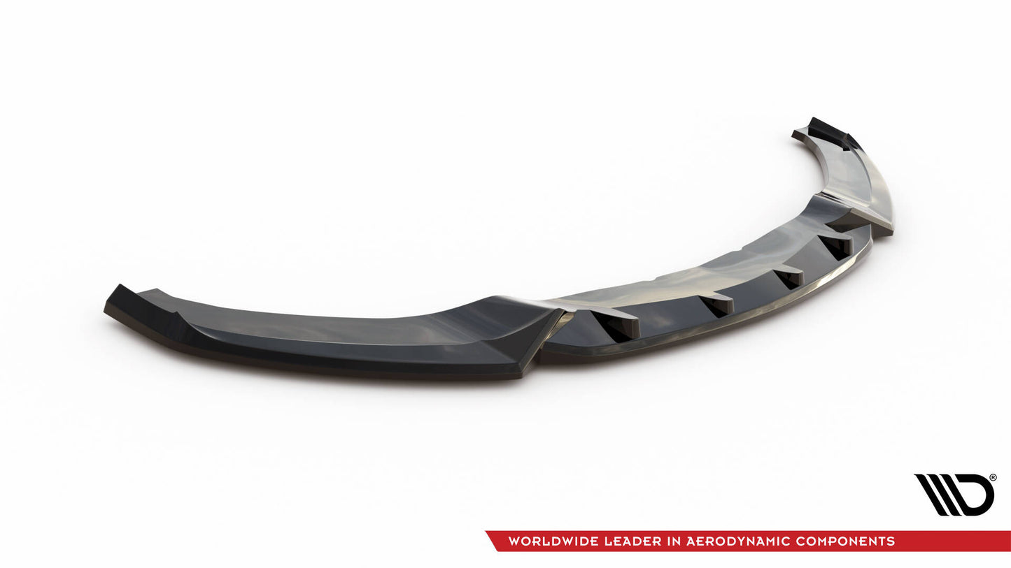 Front Ansatz V.3 für BMW 4er Coupe / Gran Coupe / Cabrio M-Paket F32 / F36 / F33 schwarz Hochglanz
