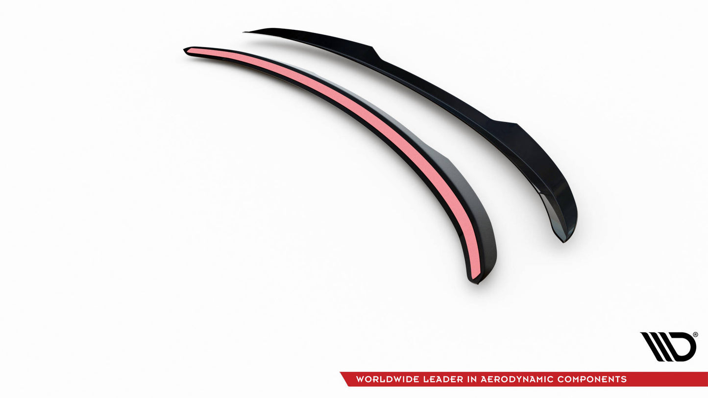 Niedriger Spoiler CAP für Kia EV6 Mk1 schwarz Hochglanz
