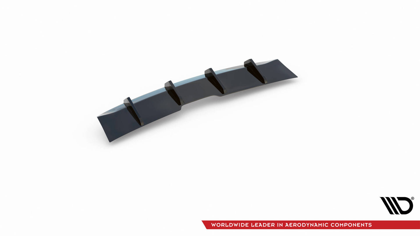 Diffusor Heck Ansatz für Audi A5 S-Line F5 Coupe / Sportback schwarz Hochglanz