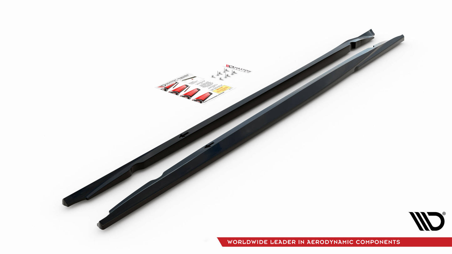 Seitenschweller Ansatz für Seat Exeo Carbon Look