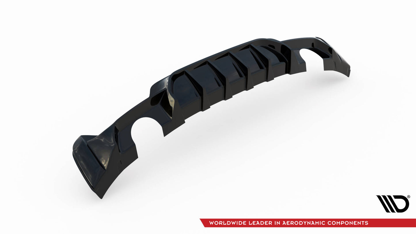 Diffusor Heck Ansatz für BMW 4er Coupe / Gran Coupe / Cabrio M-Paket F32 / F36 / F33 (Einzelauspuff li. re.)