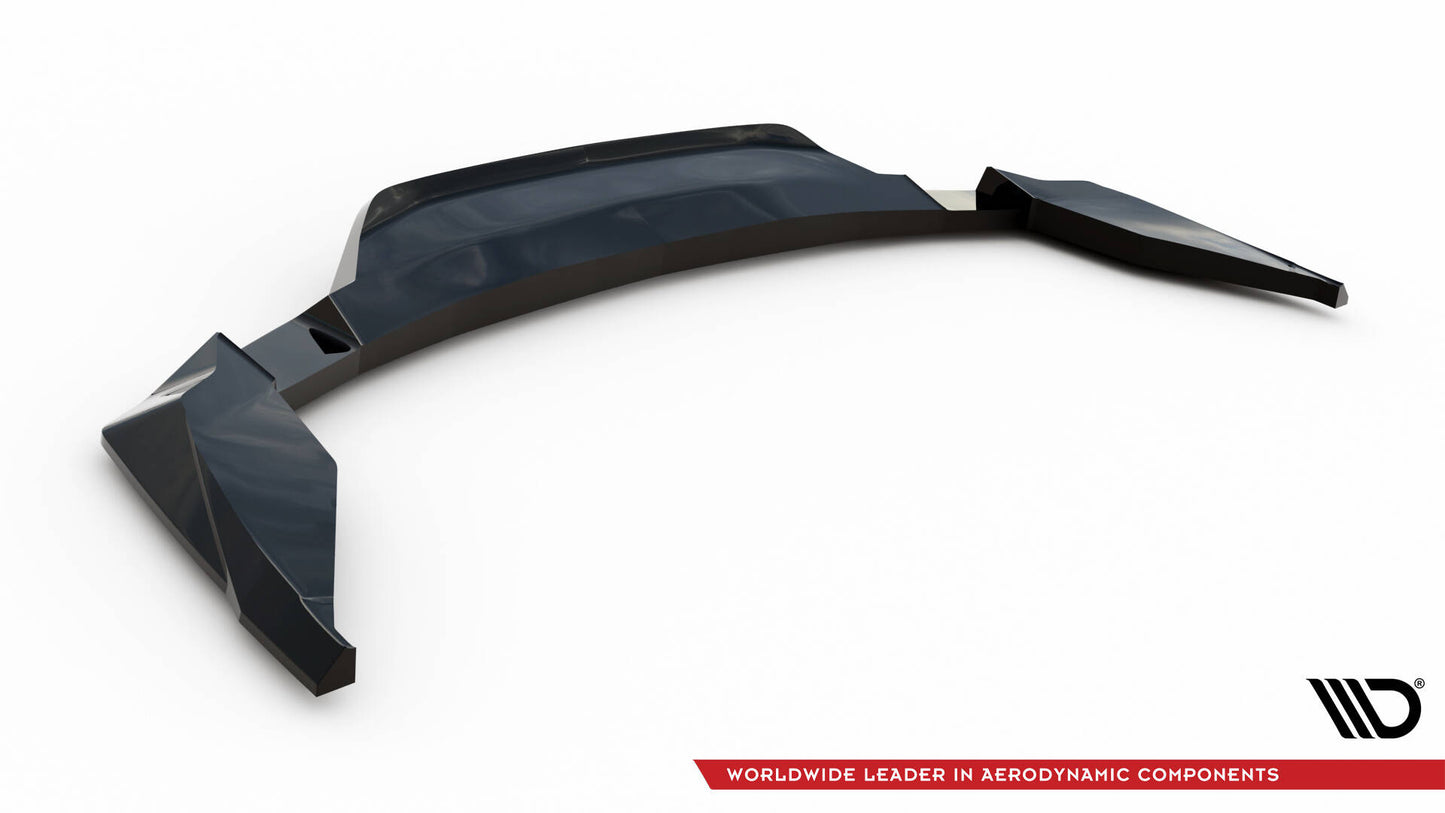 Mittlerer Cup Diffusor DTM Look Heck Ansatz für Chevrolet Camaro SS Mk6 Facelift schwarz Hochglanz