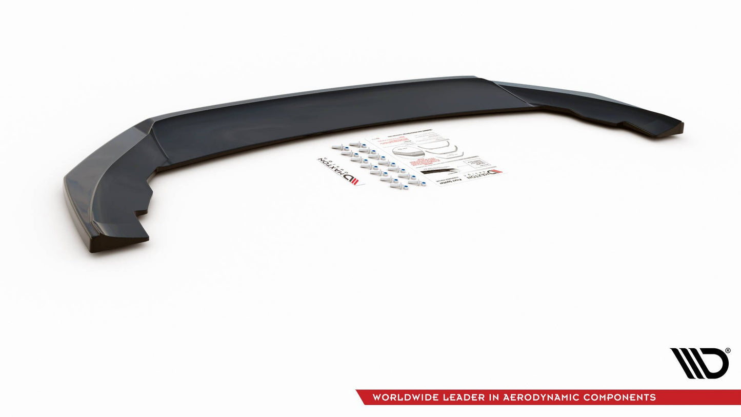 Front Ansatz V.3 für Seat Leon Mk4 schwarz Hochglanz