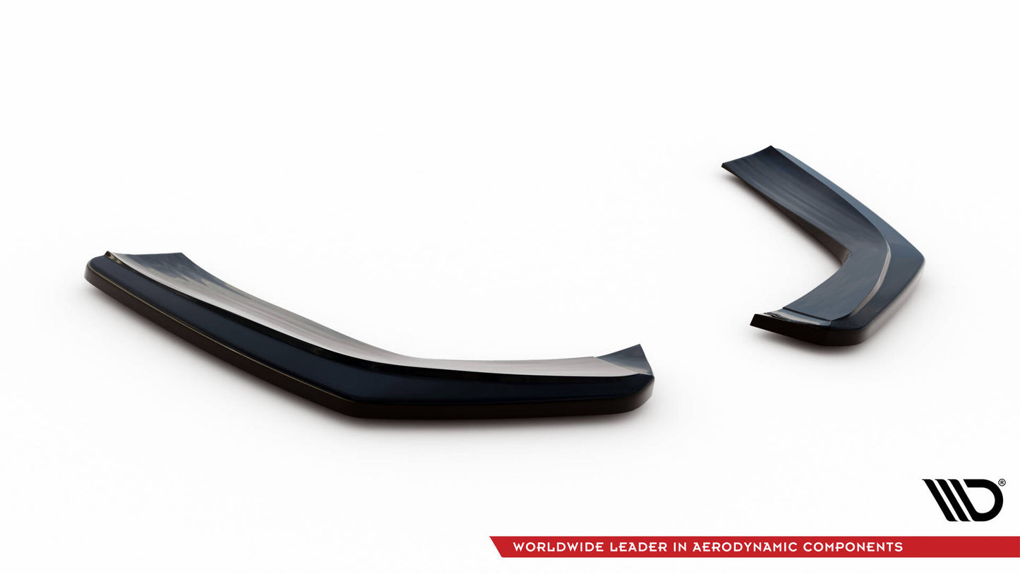 Heck Ansatz Flaps Diffusor für Mercedes-AMG GT / GT S C190 Facelift schwarz Hochglanz