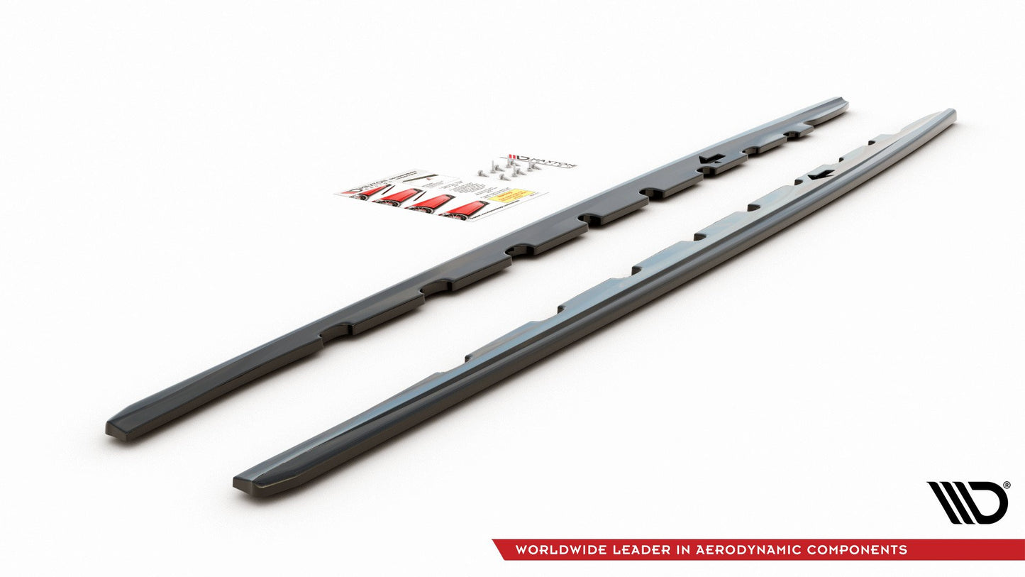 Seitenschweller Ansatz für V.1 für BMW 1er F40 M-Paket/ M135i Carbon Look