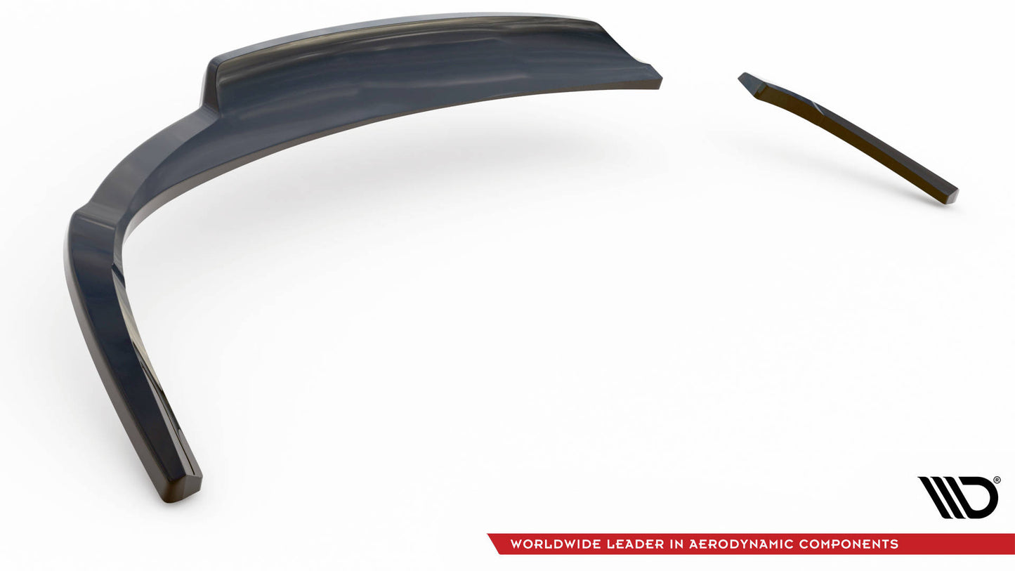Mittlerer Cup Diffusor DTM Look Heck Ansatz für Audi A5 Coupe 8T Facelift schwarz Hochglanz