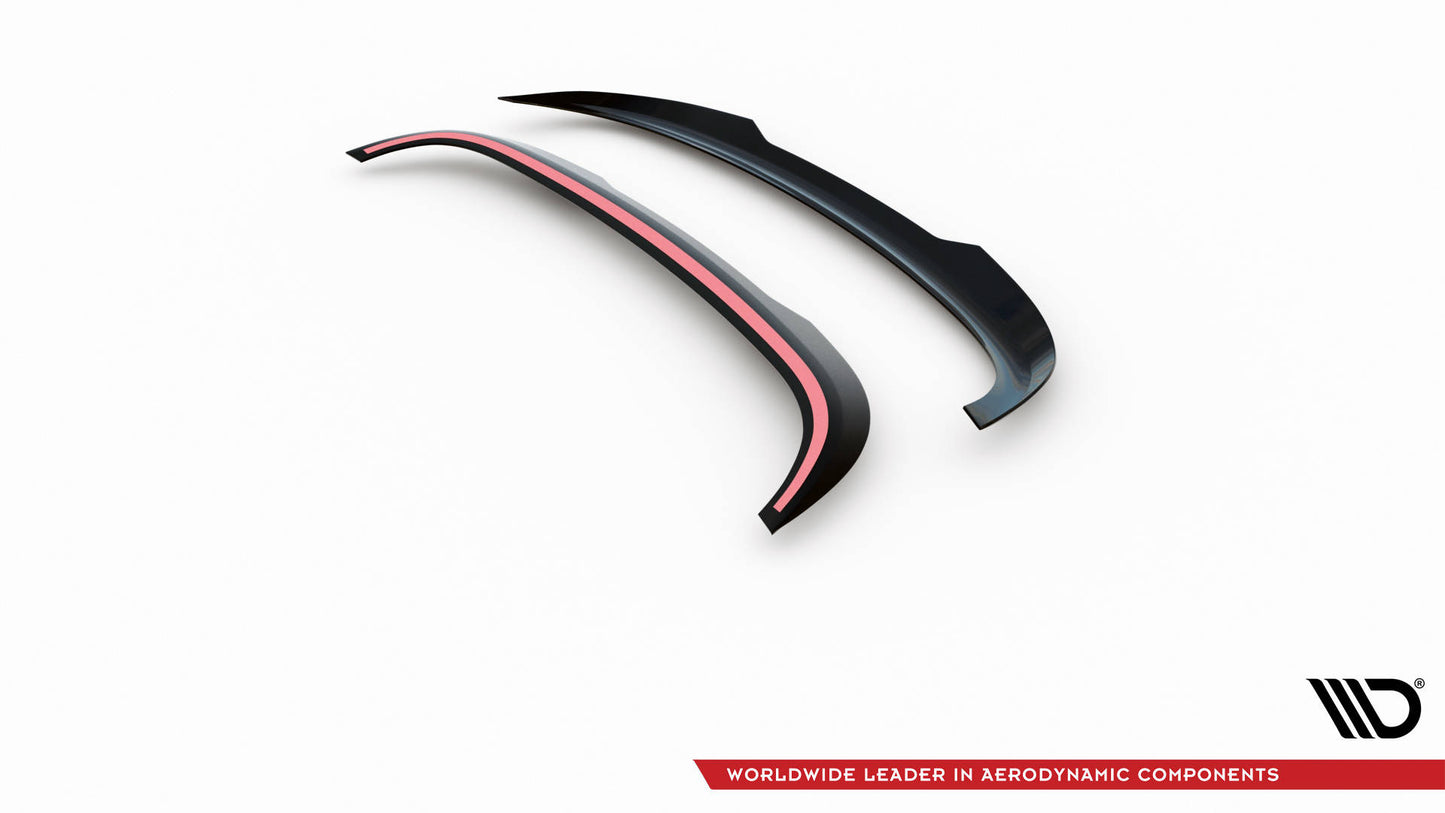 Spoiler CAP für Porsche Panamera / Panamera Diesel 970 schwarz Hochglanz