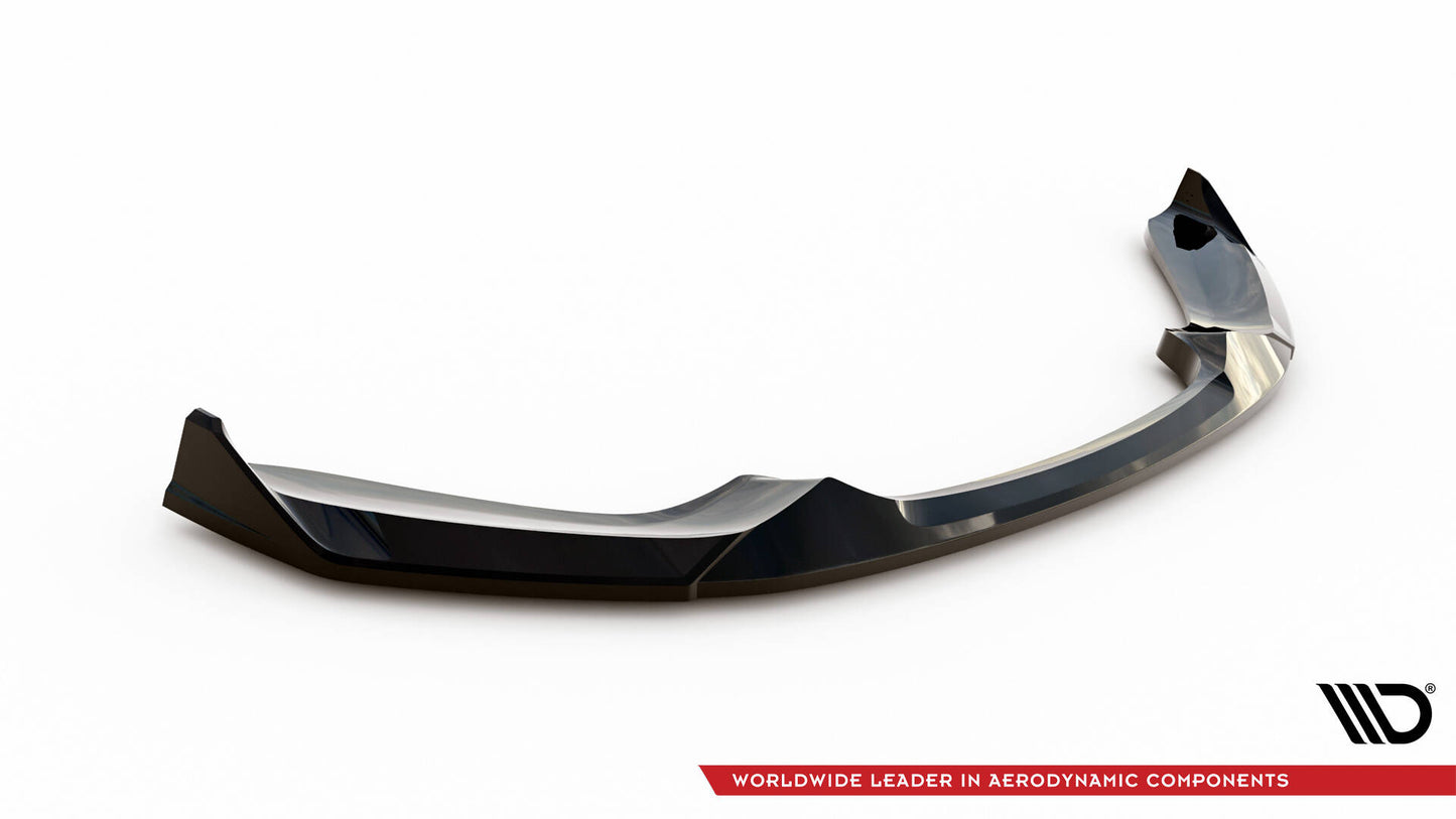 Front Ansatz V.4 für CSL Look BMW 1er M-Paket / M140i F20 Facelift schwarz Hochglanz
