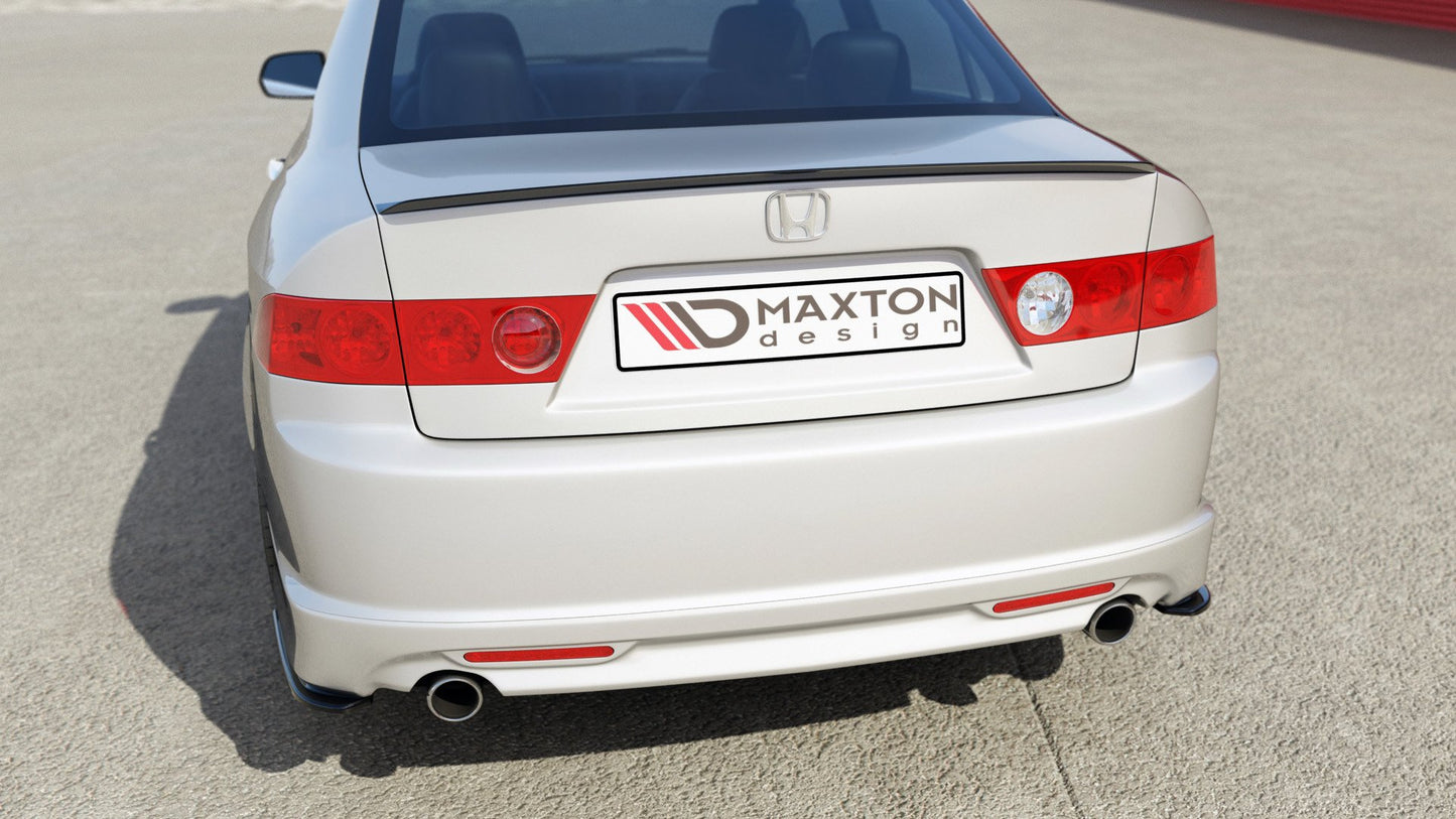 Spoiler CAP für HONDA ACCORD VII TYPE-S schwarz Hochglanz