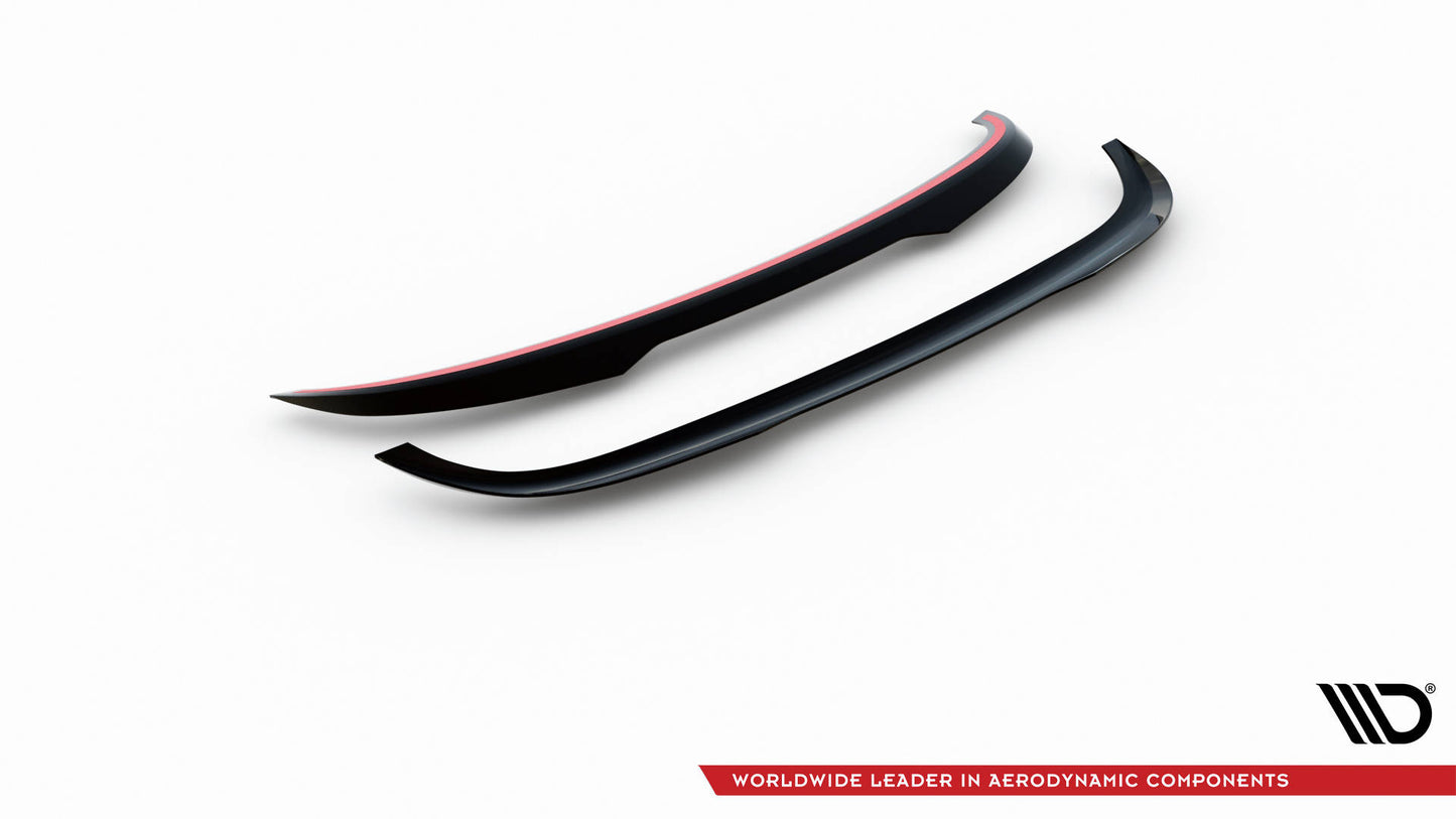 Spoiler CAP für Porsche Panamera / Panamera Diesel 970 schwarz Hochglanz