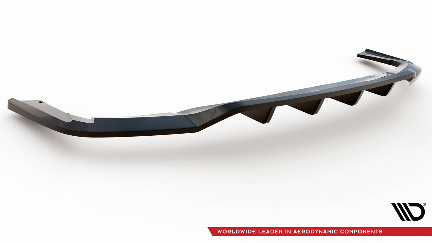 Mittlerer Cup Diffusor DTM Look Heck Ansatz für Maserati Levante GTS Mk1 schwarz Hochglanz