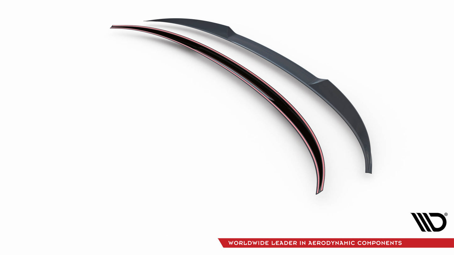 Spoiler CAP 3D für V.1 BMW X6 F16 M-Paket / X6 M F86 schwarz Hochglanz