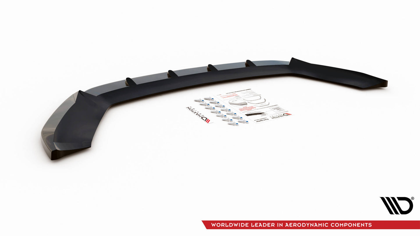 Front Ansatz V.1 für Seat Leon FR / Cupra Mk3 schwarz Hochglanz
