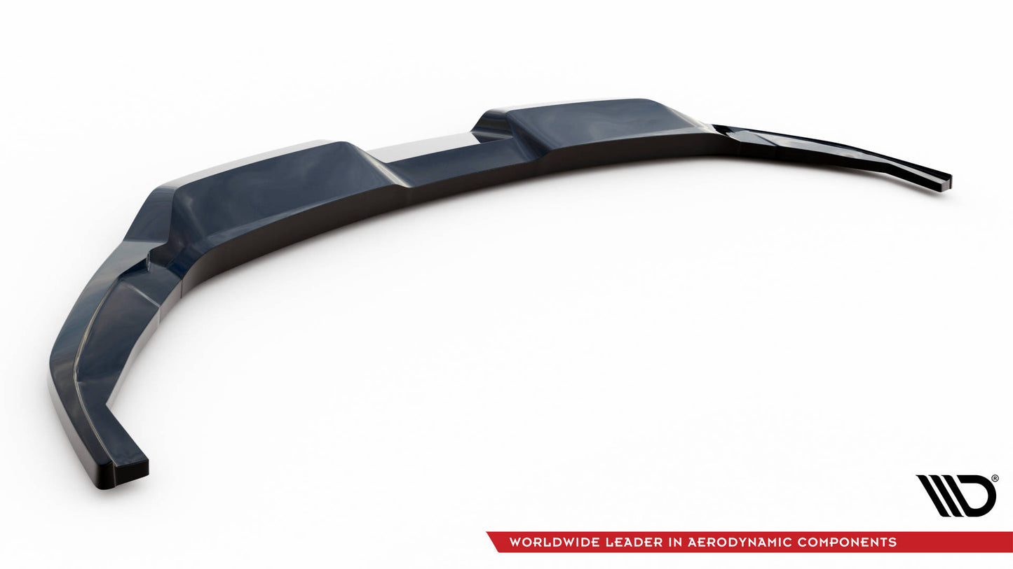 Mittlerer Cup Diffusor DTM Look Heck Ansatz für Kia EV6 GT-Line Mk1 schwarz Hochglanz