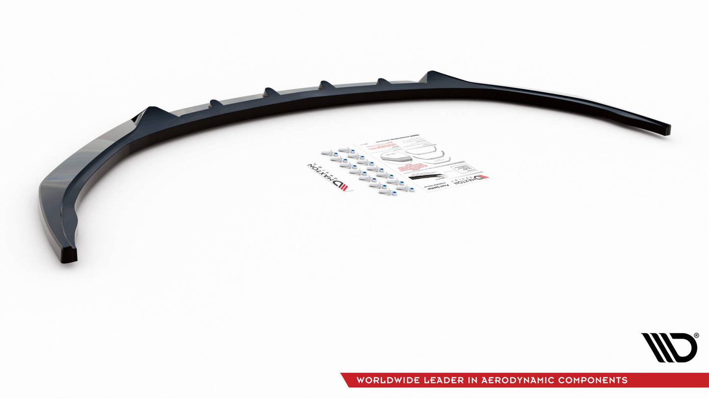 Front Ansatz V.2 für Opel Insignia Mk2 schwarz Hochglanz
