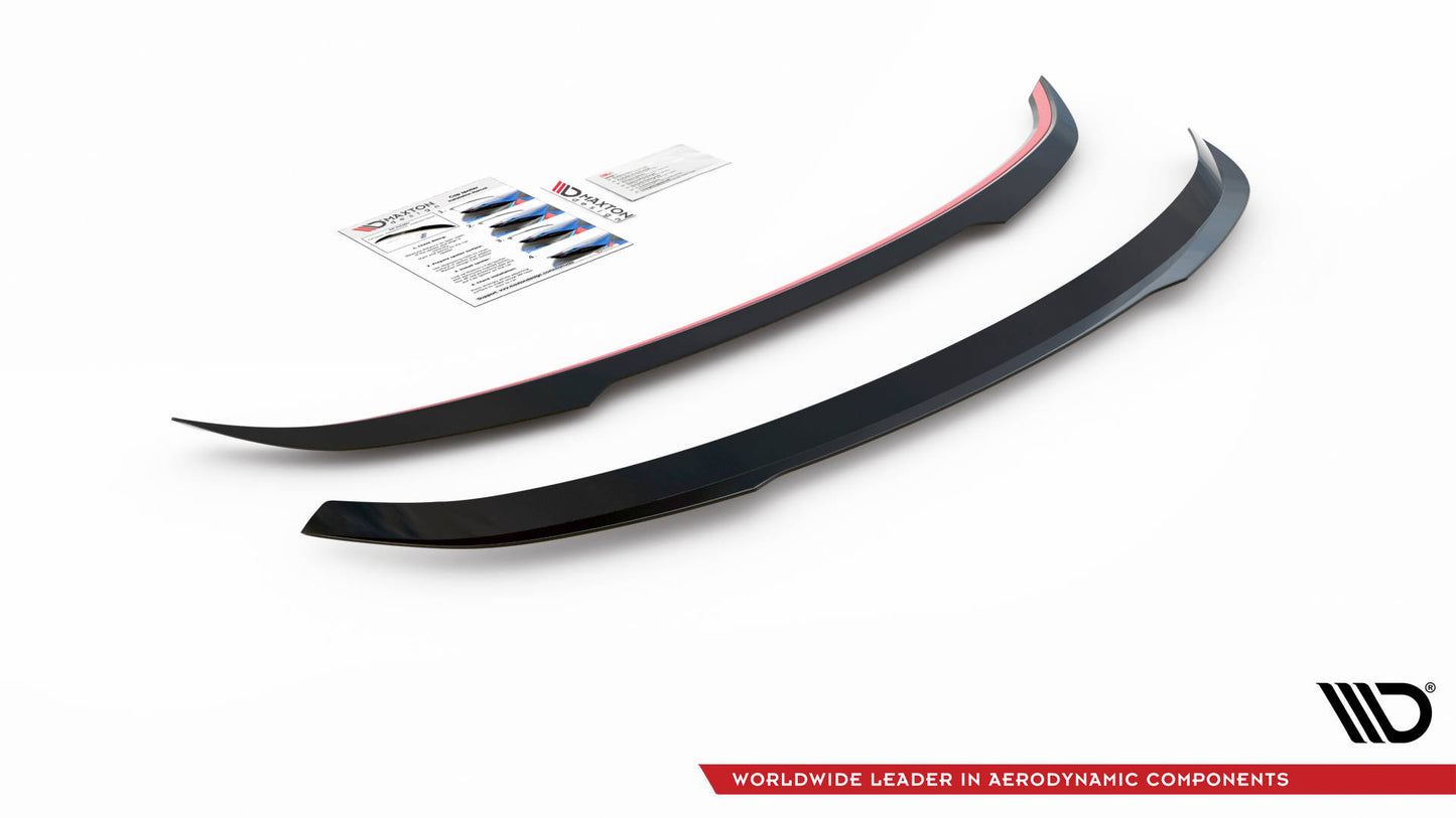 Spoiler CAP für Kia XCeed Mk1 schwarz Hochglanz