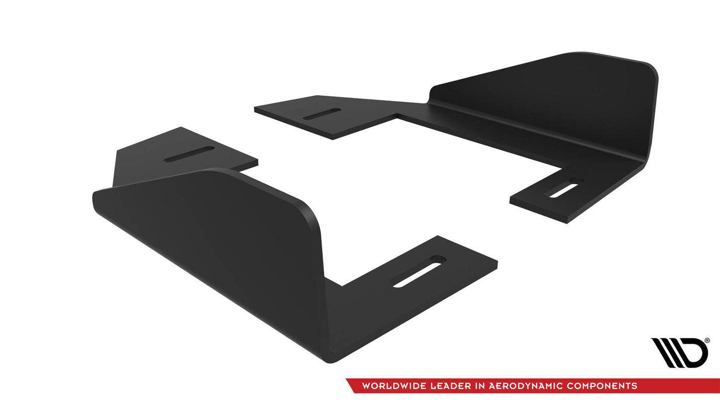 Seitenschweller Flaps für Kia Proceed GT / GT-Line Mk1 Facelift / Ceed GT Mk3 Facelift schwarz Hochglanz