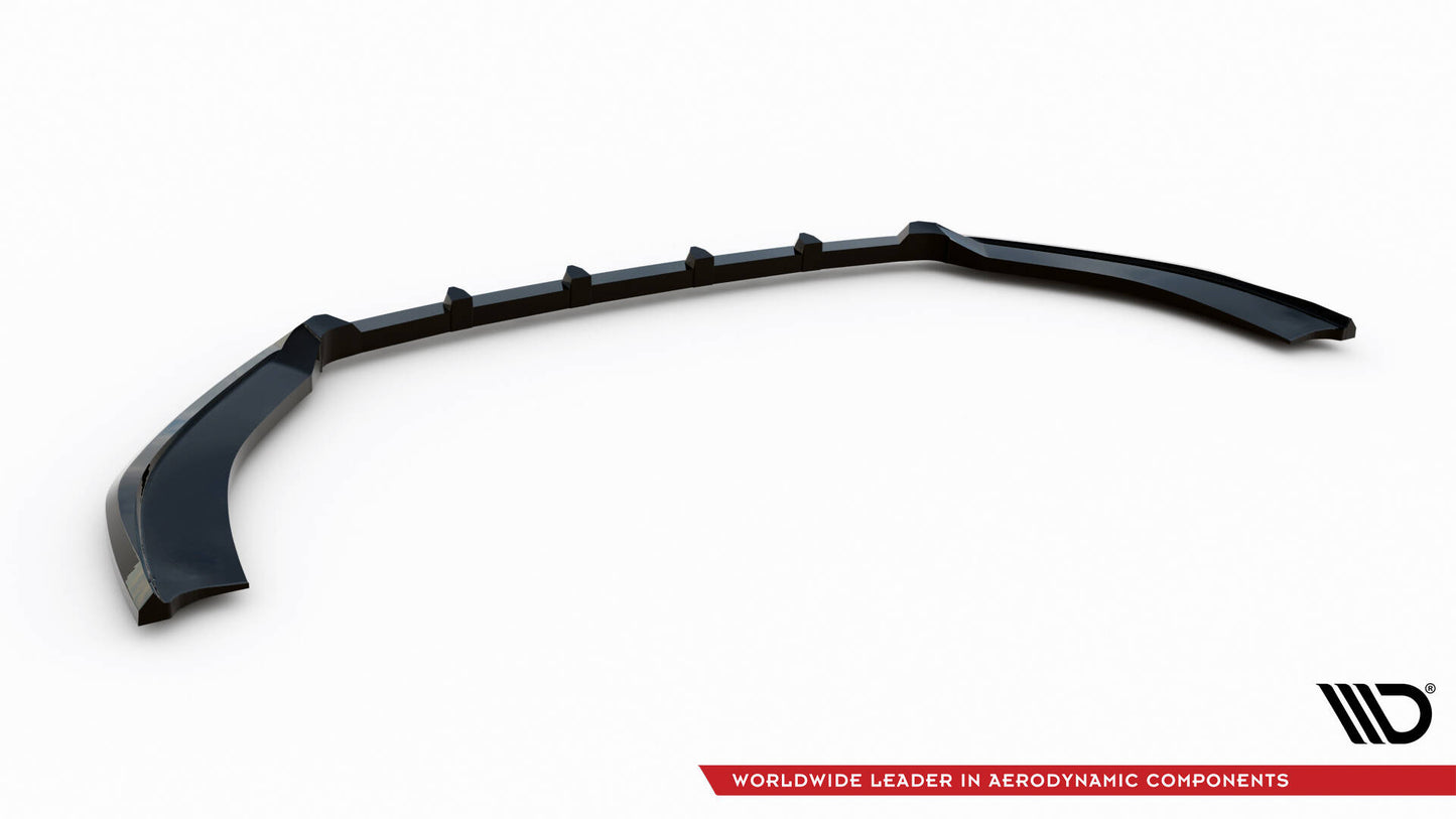 Front Ansatz V.3 für Audi RS3 Limousine 8V Facelift schwarz Hochglanz