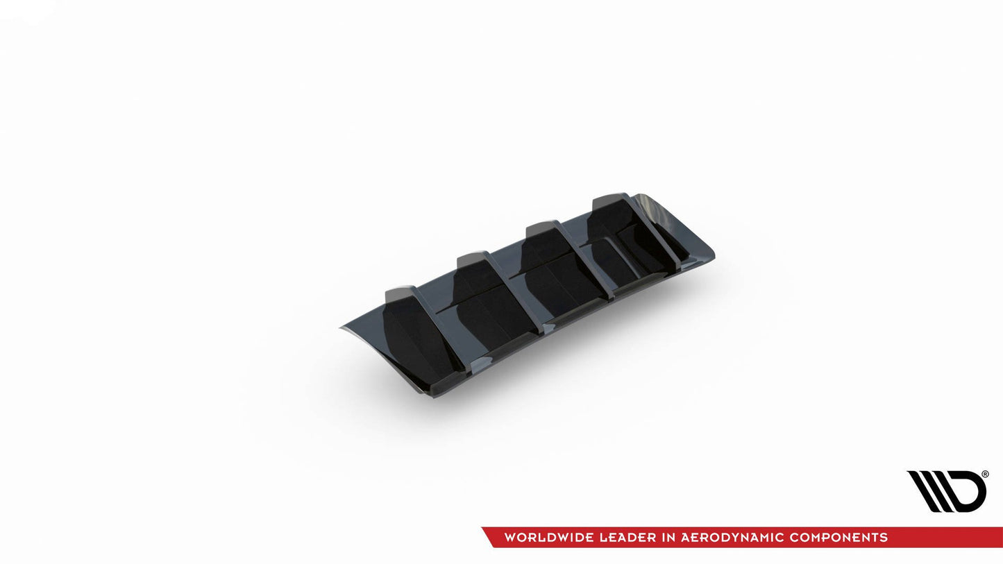 Diffusor Heck Ansatz für Cupra Ateca Mk1 / Mk1 Facelift schwarz Hochglanz