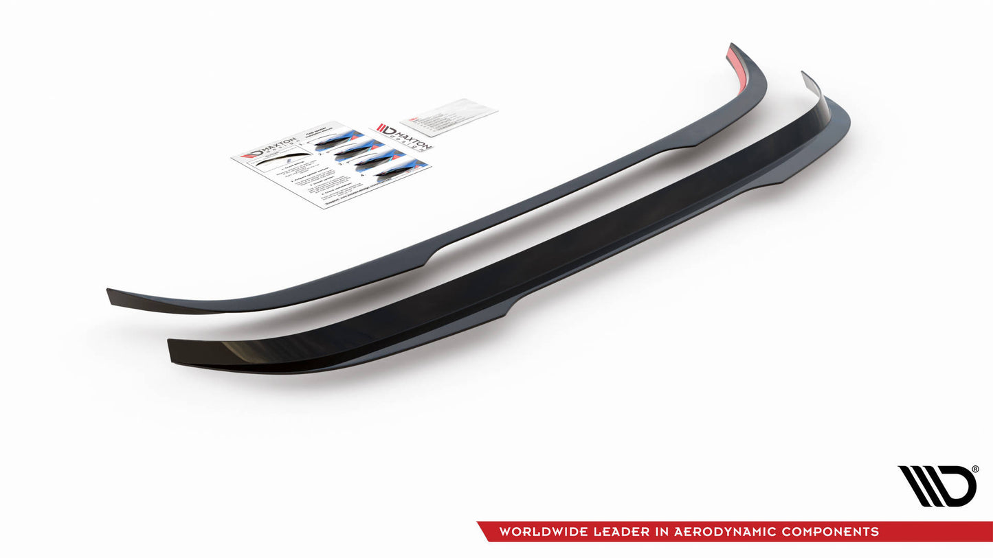 Spoiler CAP für Skoda Kodiaq Mk1 Facelift schwarz matt