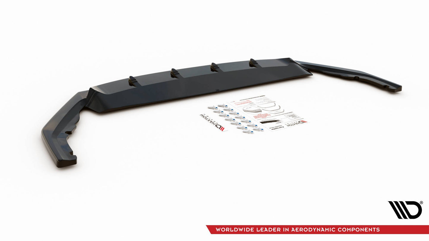 Front Ansatz V.3 für Skoda Octavia RS Mk4 schwarz Hochglanz