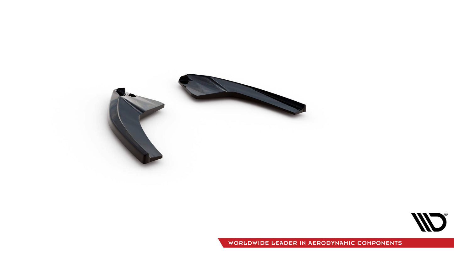 Heck Ansatz Flaps Diffusor V.2 für Audi RS3 Sportback 8Y schwarz Hochglanz