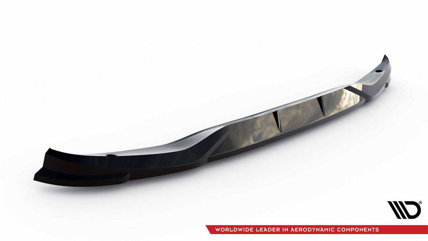 Front Ansatz für Brabus Smart Fortwo C451 Facelift schwarz Hochglanz