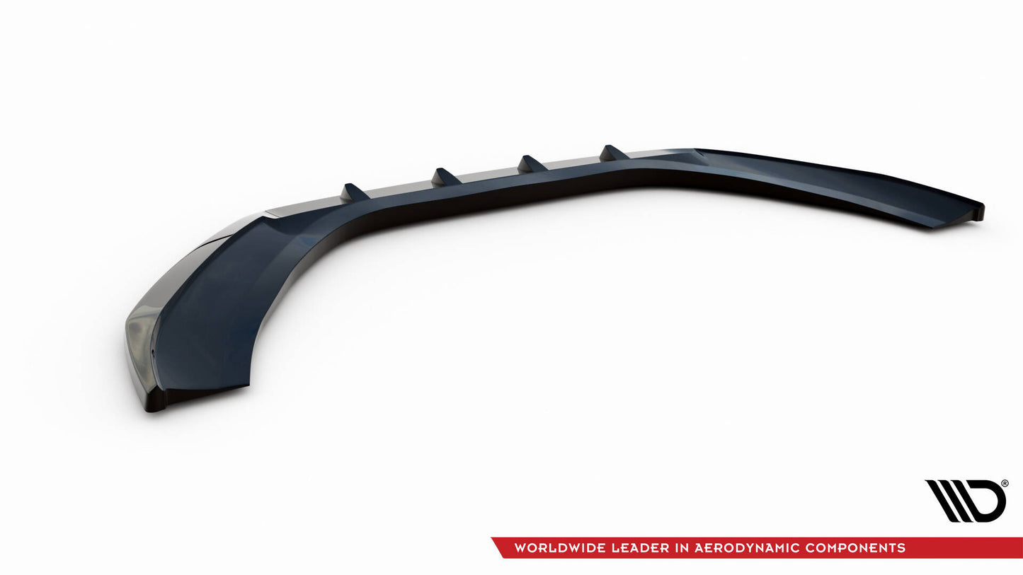 Front Ansatz V.3 für Audi A6 C7 schwarz Hochglanz