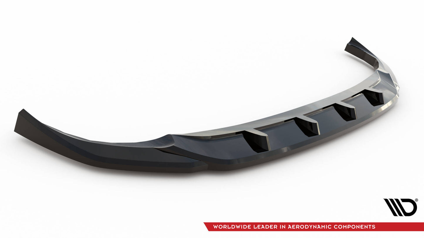 Front Ansatz V.3 für BMW 2 Coupe G42 schwarz Hochglanz
