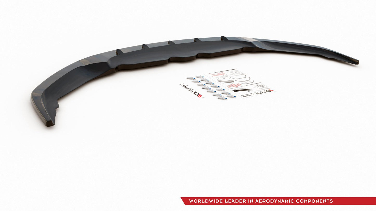 Front Ansatz V.1 für BMW 8 Coupe G15 / 8 Gran Coupe M Paket G16 schwarz Hochglanz