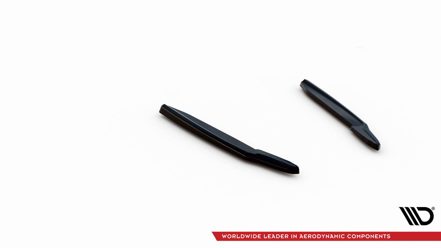 Heck Ansatz Flaps Diffusor für BMW 6er GT G32 M-Paket schwarz Hochglanz
