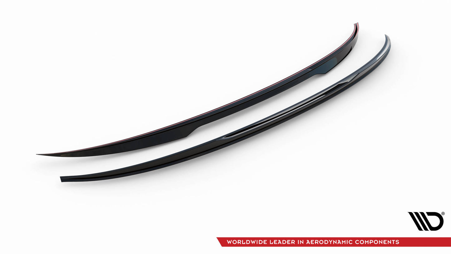 Spoiler CAP 3D für V.1 BMW X6 F16 M-Paket / X6 M F86 schwarz Hochglanz