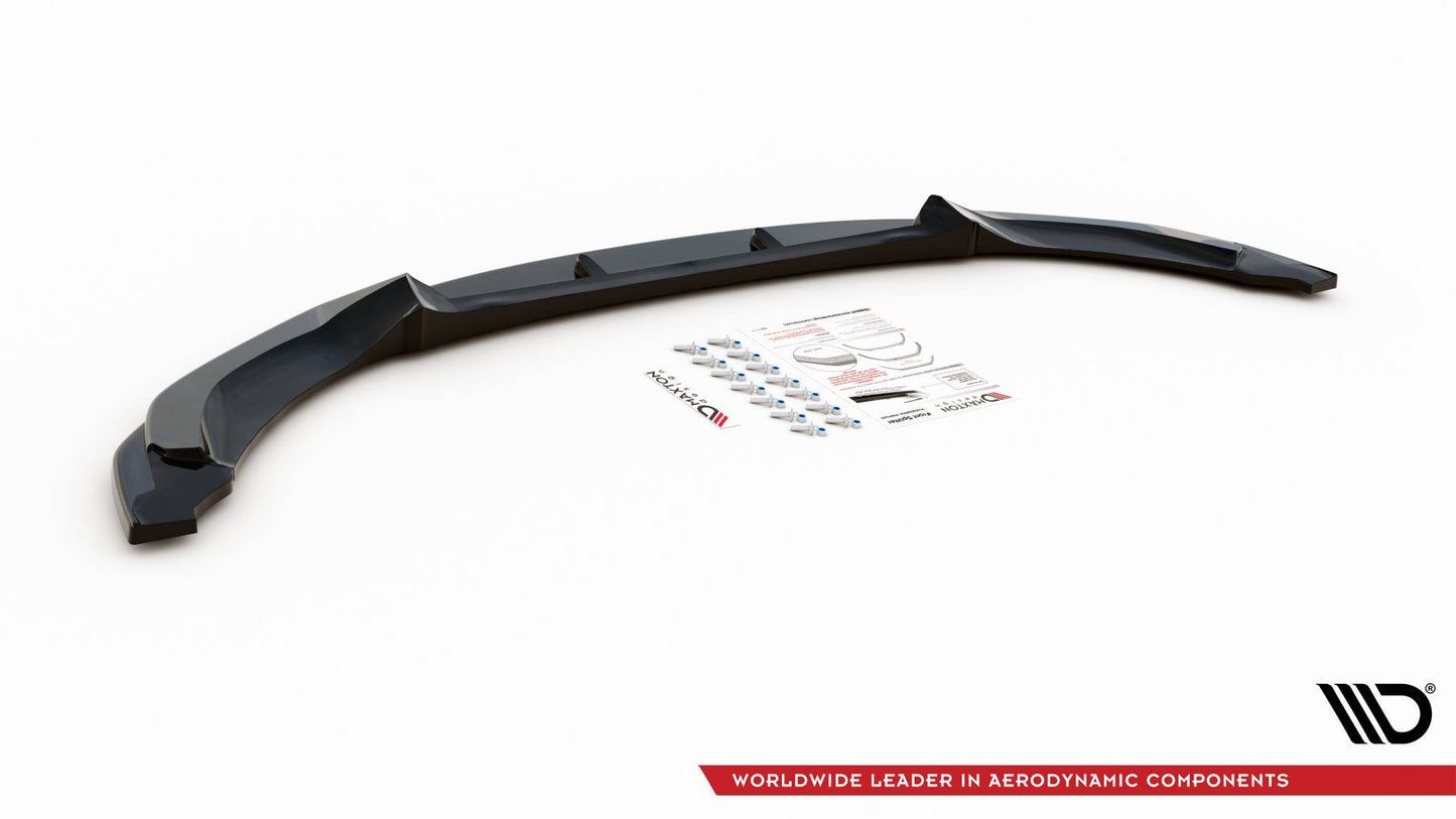 Front Ansatz für BMW M4 F82 schwarz Hochglanz