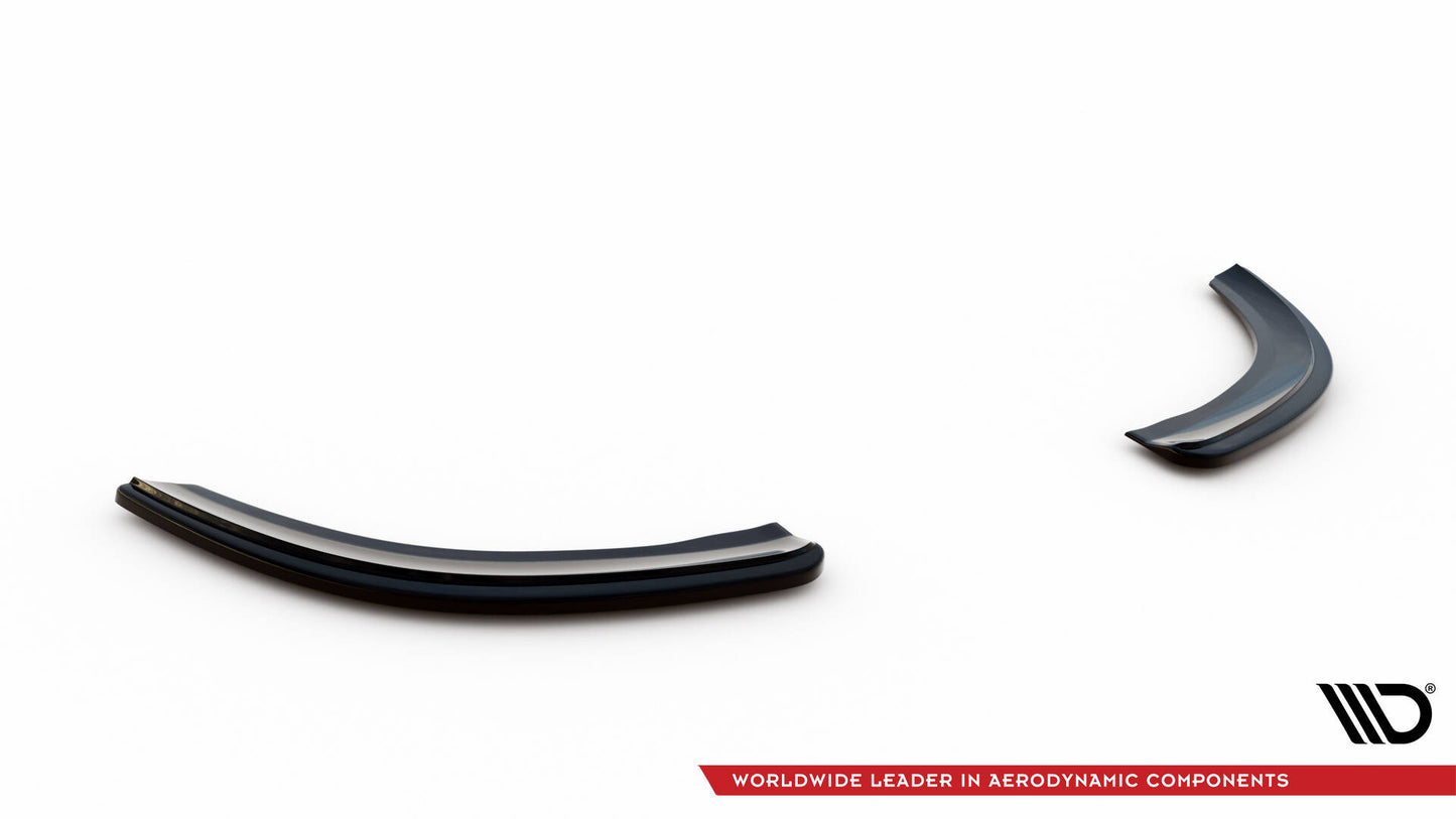 Heck Ansatz Flaps Diffusor für Ford Focus ST Mk3 FL schwarz Hochglanz