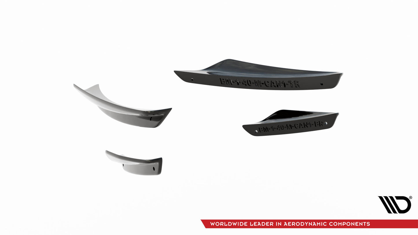 Stoßstangen Flaps Wings vorne Canards für BMW 1er M-Paket / M135i / 128ti F40