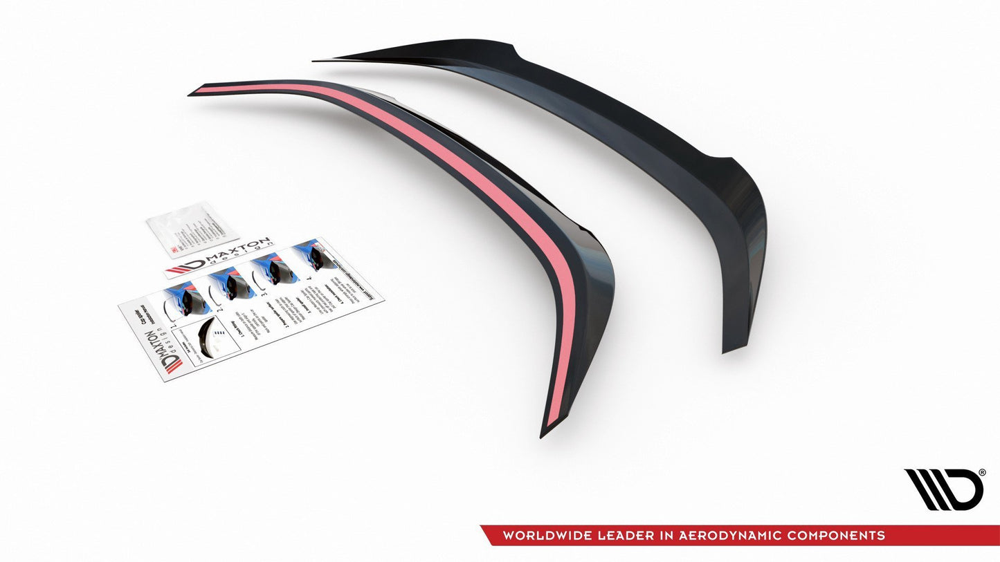 Spoiler CAP für Toyota Corolla XII Limousine schwarz Hochglanz
