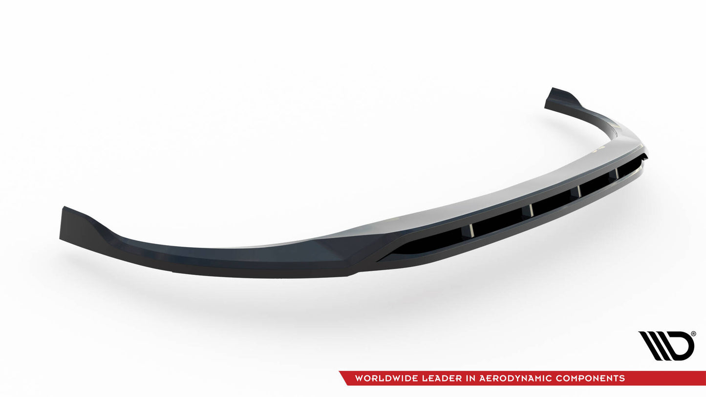 Front Ansatz V.2 für Mazda 3 Mk4 schwarz Hochglanz