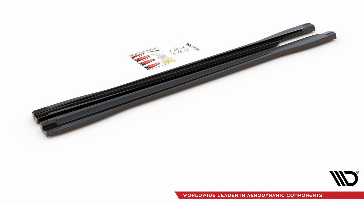 Seitenschweller Ansatz für Audi RSQ3 / Q3 S-Line F3 Carbon Look