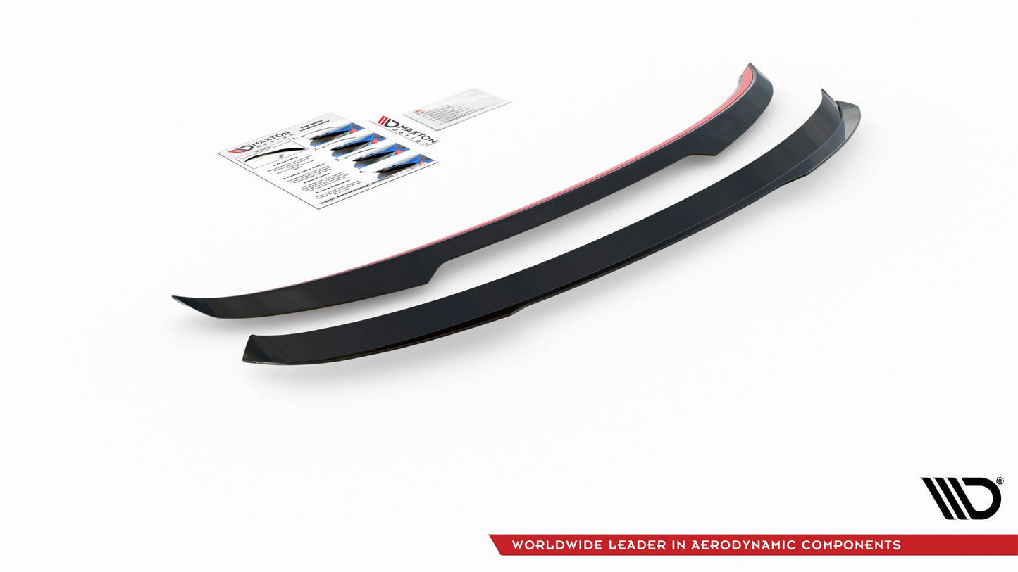 Spoiler CAP für Seat Leon FR ST Mk4 / Cupra Leon schwarz Hochglanz