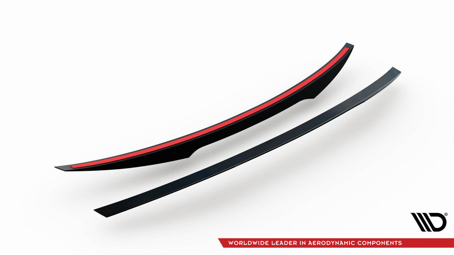 Spoiler CAP für Kia Stinger GT / GT-Line / Standard Mk1 schwarz Hochglanz