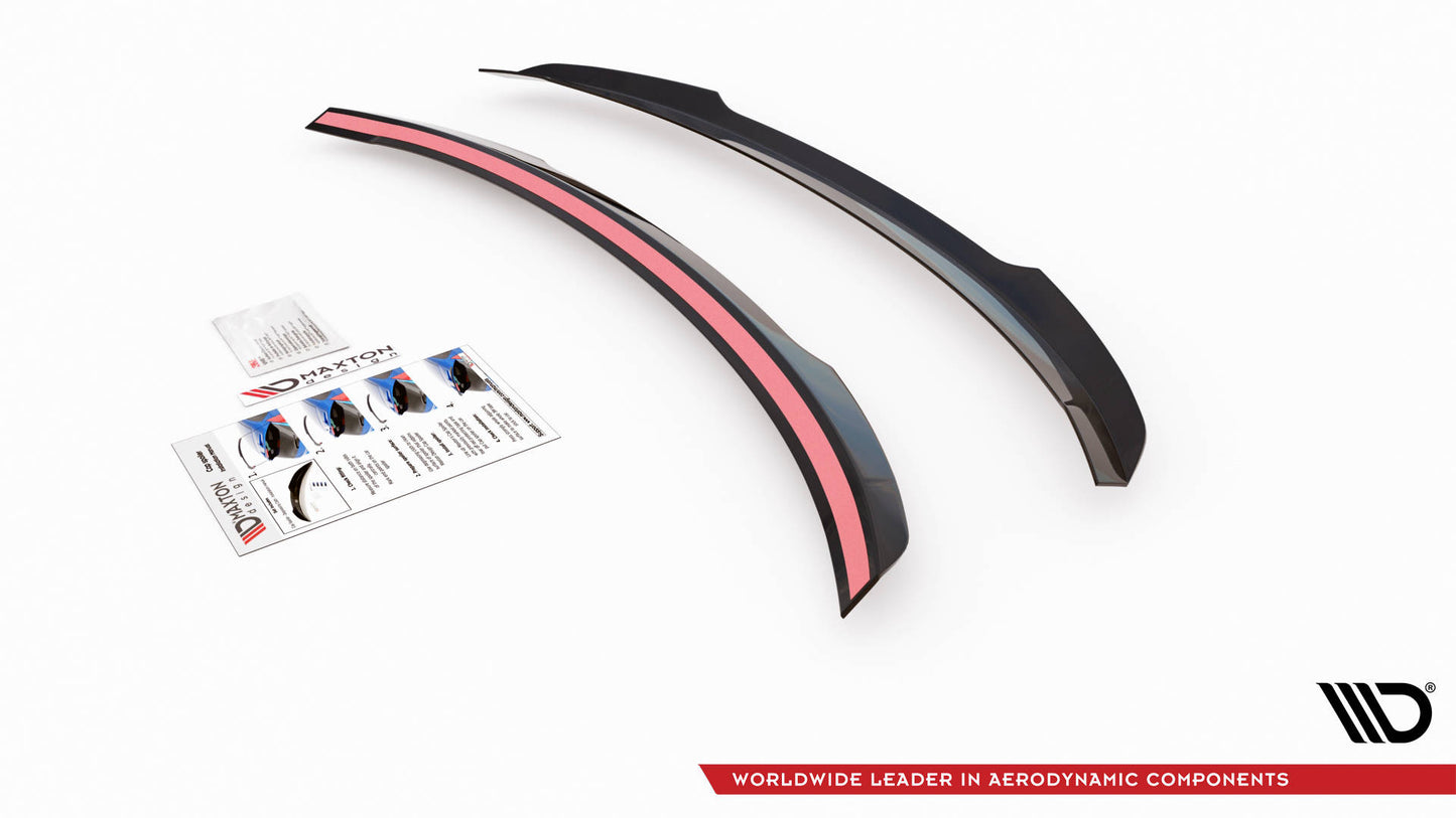 Spoiler CAP für Ford Mondeo Mk5 schwarz Hochglanz